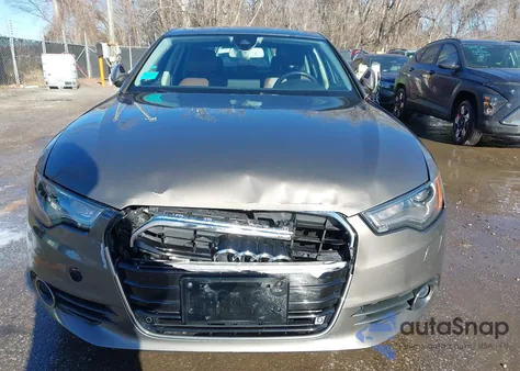 2013 Audi A6 3.0T Premium z USA, uszkodzony, nr VIN WAUGGAFC3DN132404